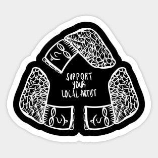 Support Your Local Artist Sticker